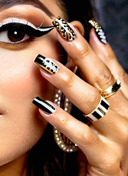 Deco Miami Nail Stickers 1