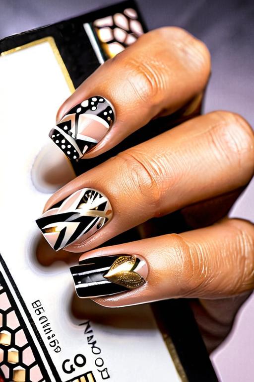 Deco Miami Nail Stickers 11