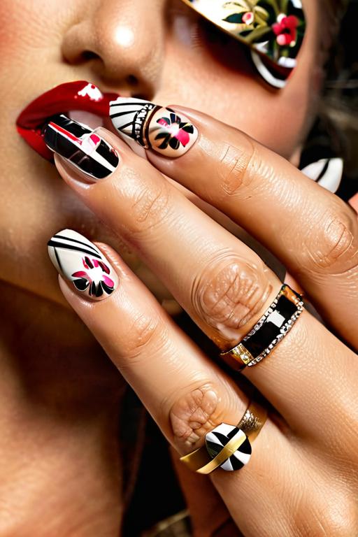 Deco Miami Nail Stickers 12