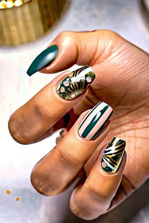 Deco Miami Nail Stickers 21