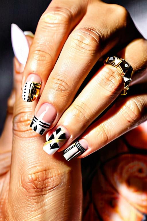 Deco Miami Nail Stickers 23