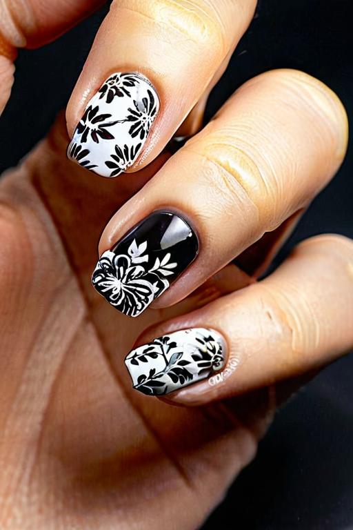 Fingernail Stamp Art 19