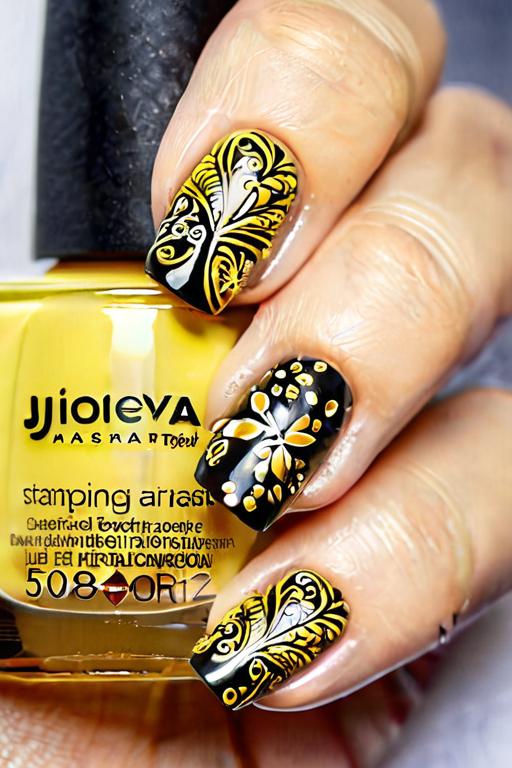 Fingernail Stamp Art 6