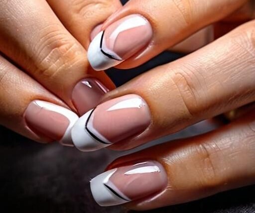 French Tip Nail Art Ideas 1