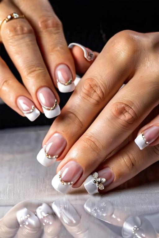 French Tip Nail Art Ideas 13