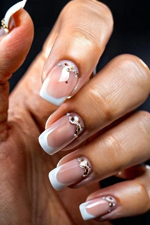 French Tip Nail Art Ideas 14