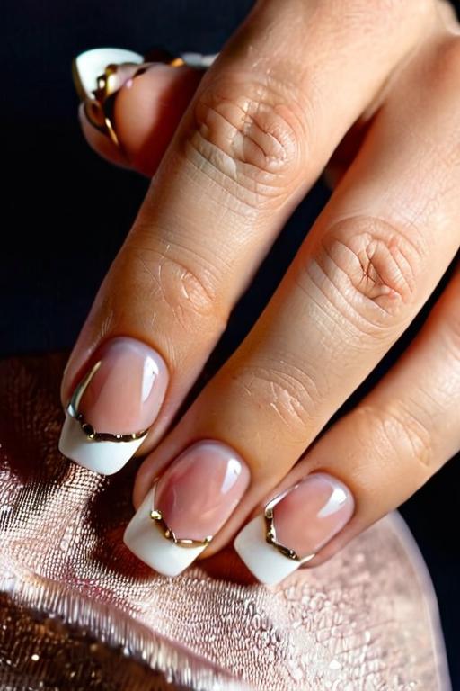 French Tip Nail Art Ideas 20