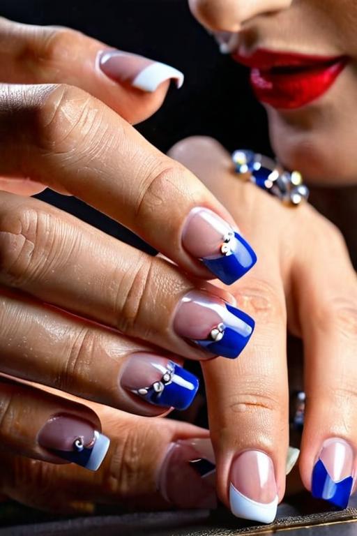 French Tip Nail Art Ideas 22