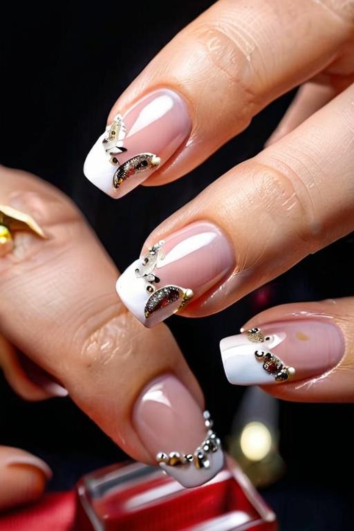 French Tip Nail Art Ideas 27