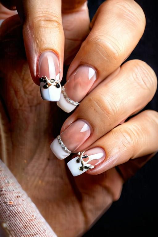 French Tip Nail Art Ideas 29