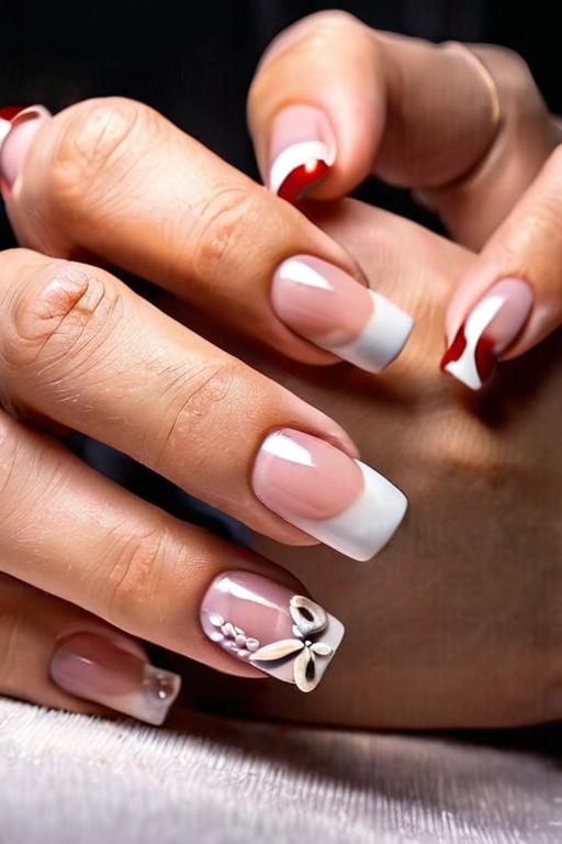 French Tip Nail Art Ideas 7