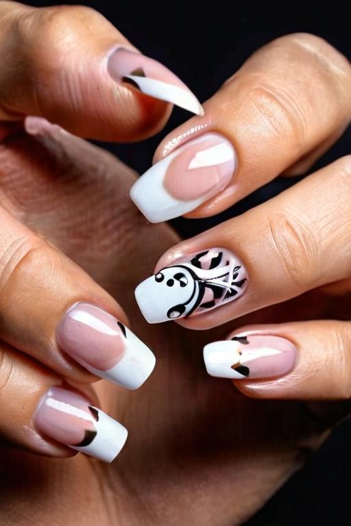 French Tip Nail Art Ideas 9