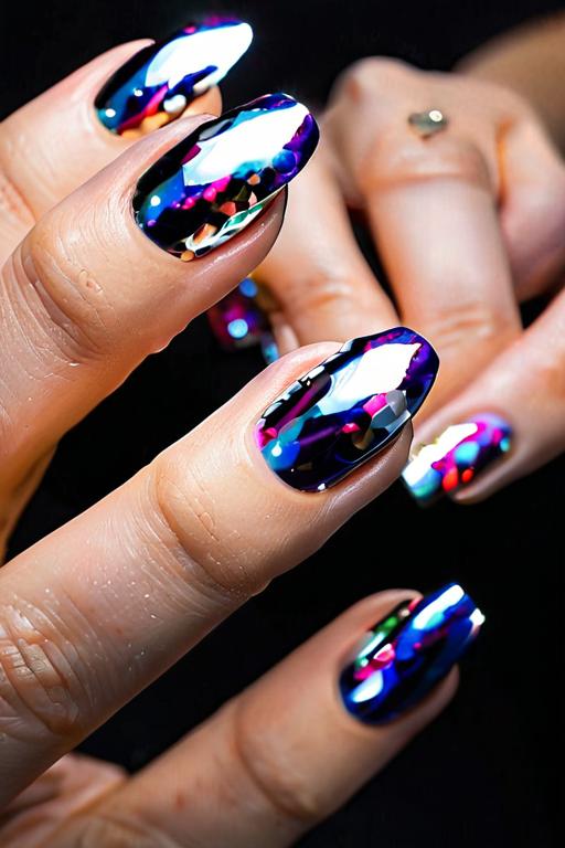 Nail Foil Art Ideas 14