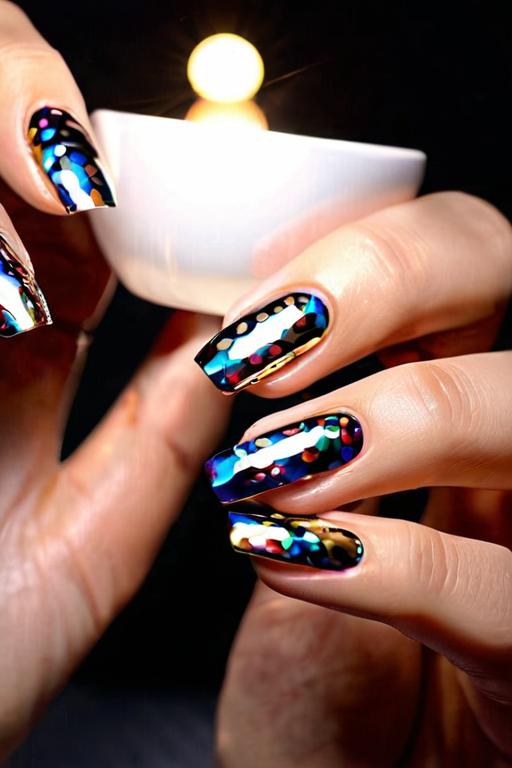 Nail Foil Art Ideas 18