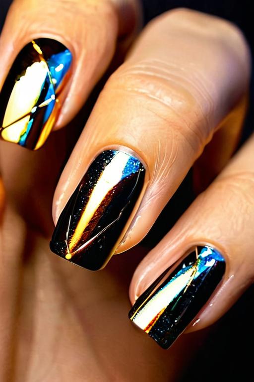 Nail Foil Art Ideas 28