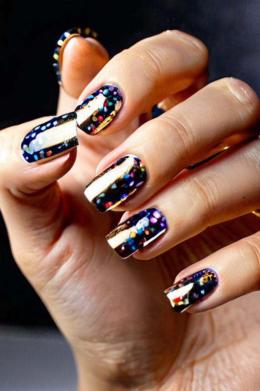 Nail Foil Art Ideas 30