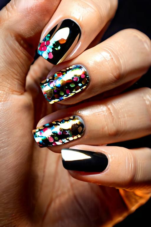 Nail Foil Art Ideas 5