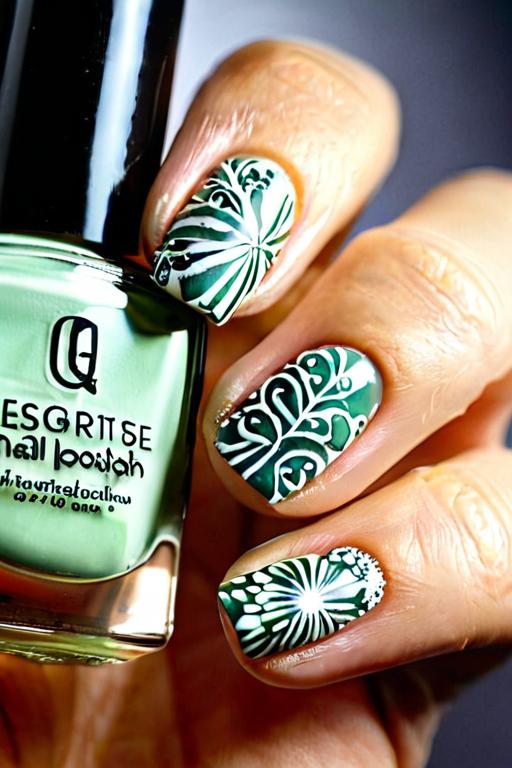 Nail Stamping Polish Art 14