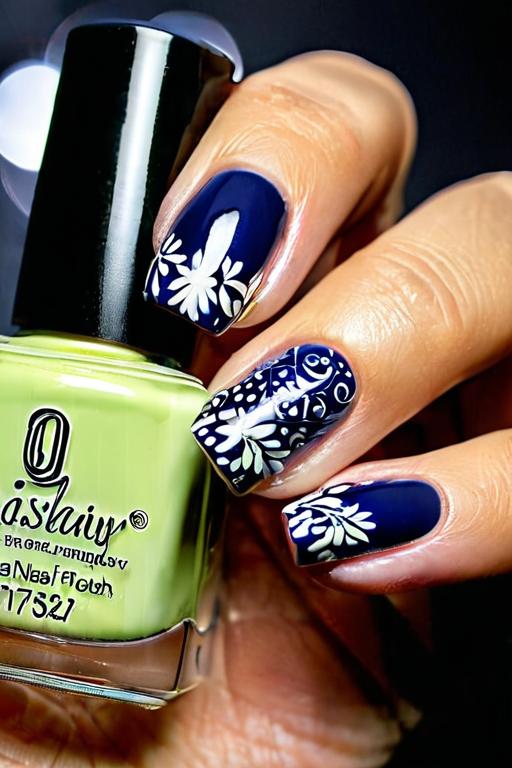 Nail Stamping Polish Art 21