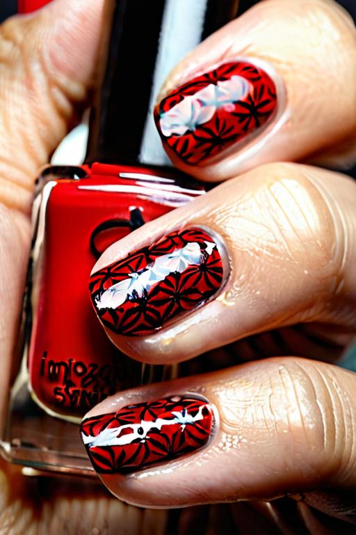 Nail Stamping Polish Art 7