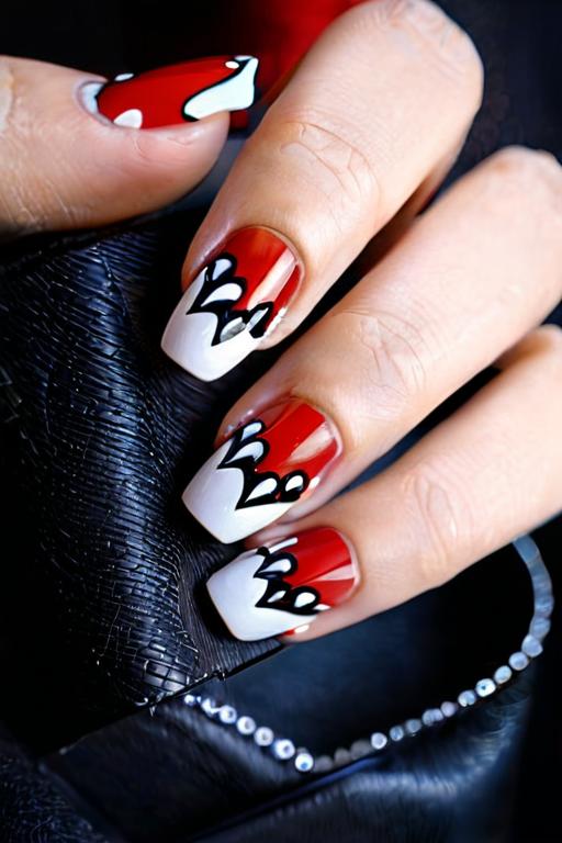 Nail Stickers With Heart Design 19