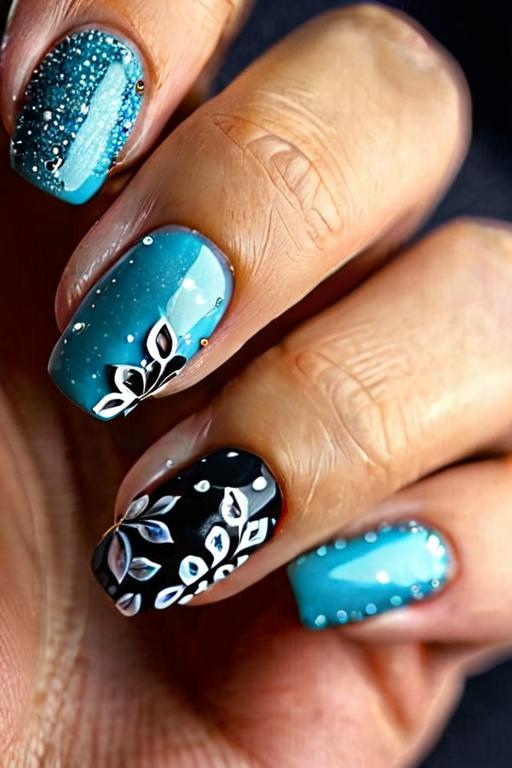 Simple Fingernail Designs 16