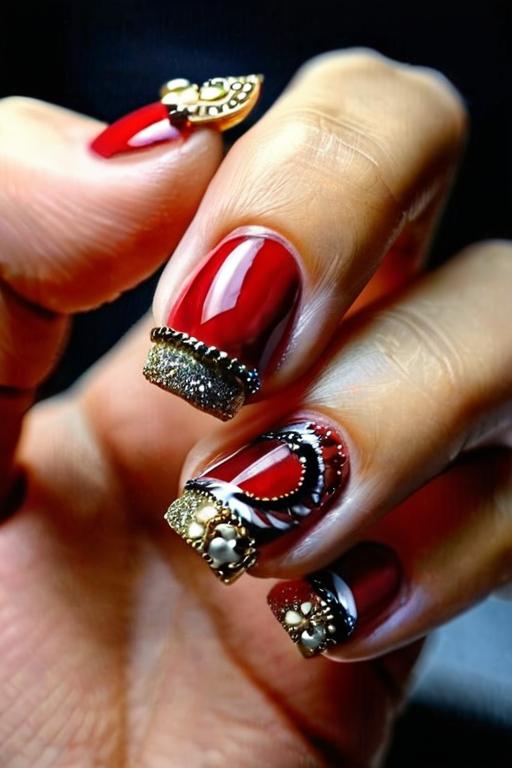 Simple Fingernail Designs 28