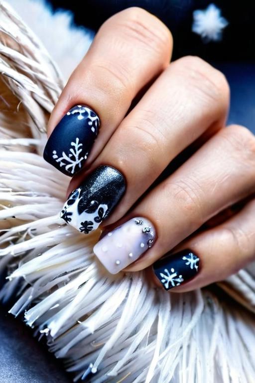 Winter Nail Art 1