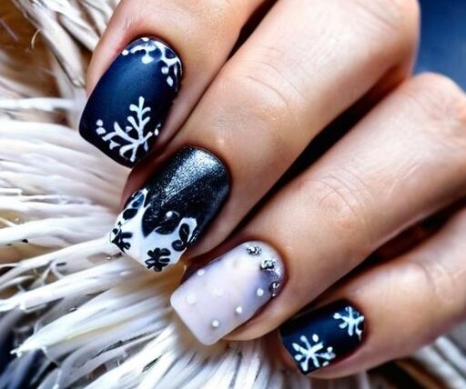 Winter Nail Art 1