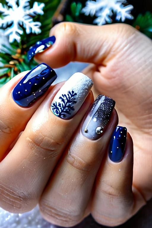 Winter Nail Art 24