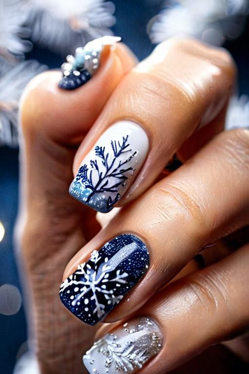 Winter Nail Art 25