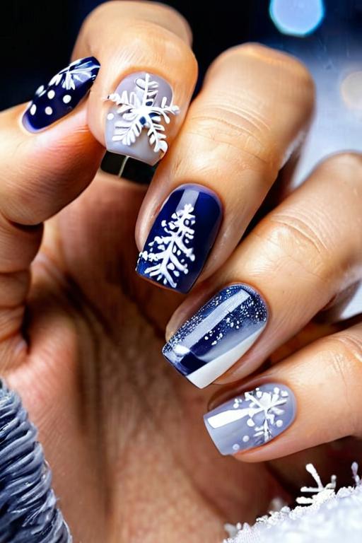 Winter Nail Art 28