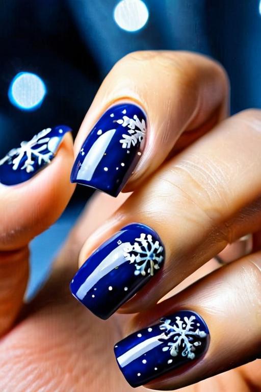 Winter Nail Art 34