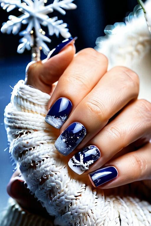 Winter Nail Art 35