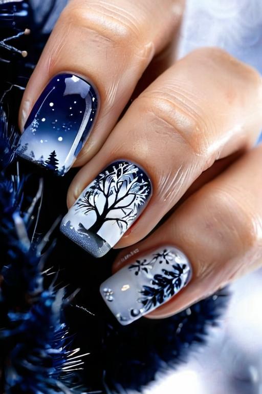 Winter Nail Art 37