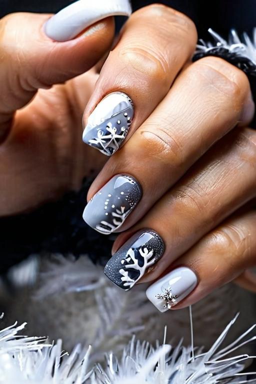 Winter Nail Art 4