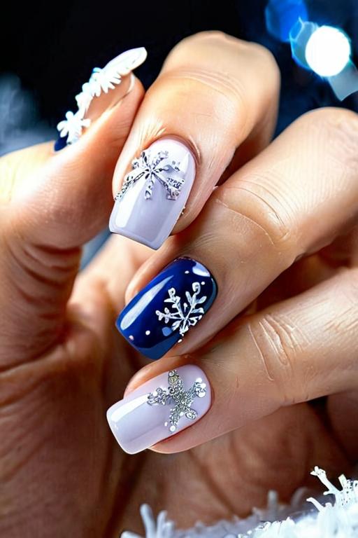 Winter Nail Art 5