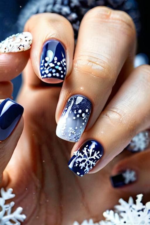 Winter Nail Art 55