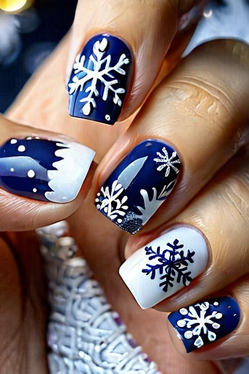 Winter Nail Art 6