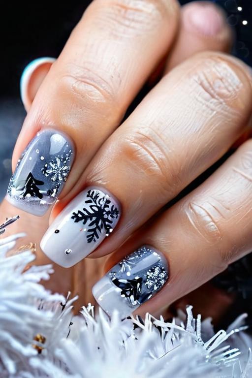 Winter Nail Art 8