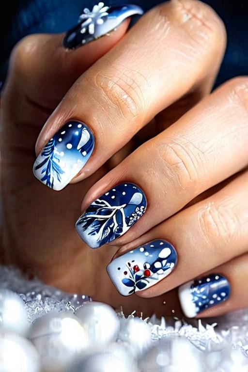 Winter Nail Art 9