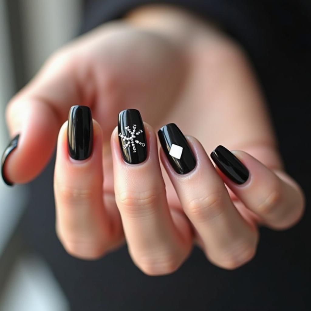 Black And White Nail Designs 15