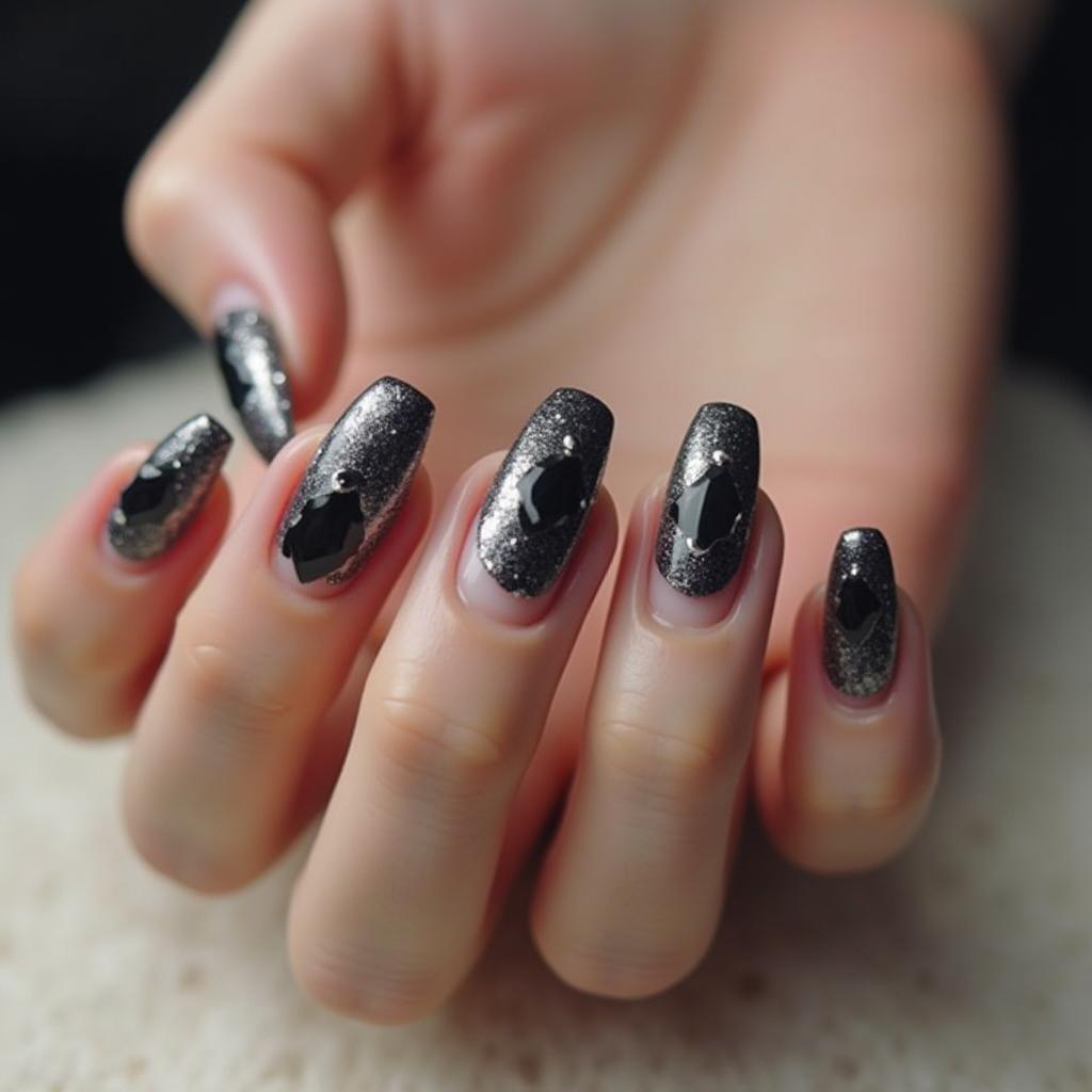 Black And White Nail Designs 2