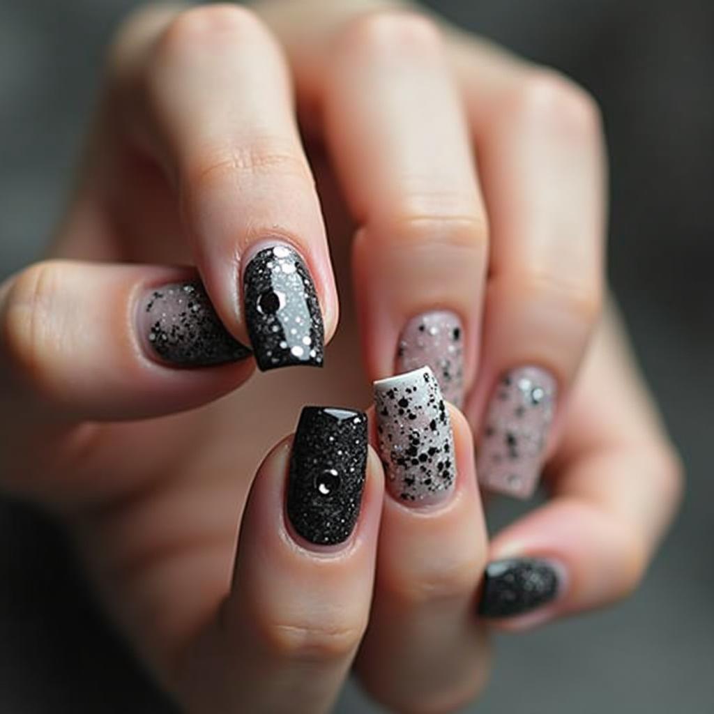 Black And White Nail Designs 3