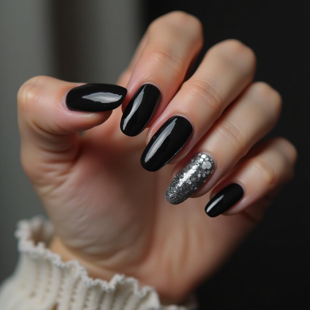 Black And White Nail Designs 6