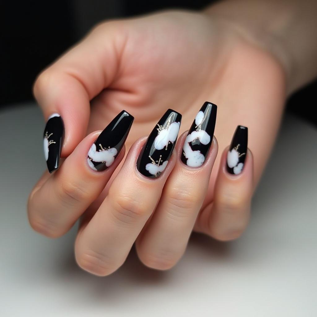 Black And White Nail Designs 9