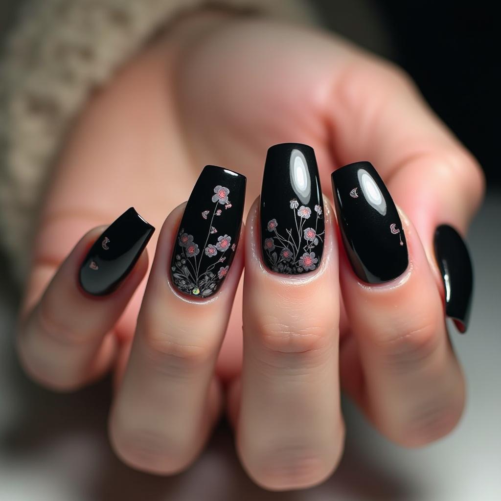 Black Nail Designs Masterpiece 15