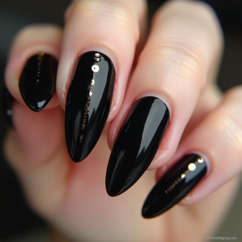 Black Nail Designs Masterpiece 16