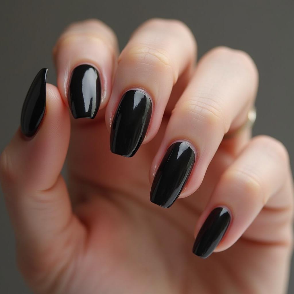 Black Nail Designs Masterpiece 4