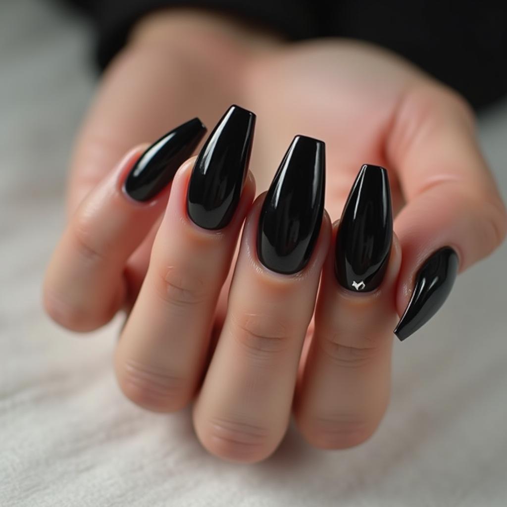 Black Nail Designs Masterpiece 5